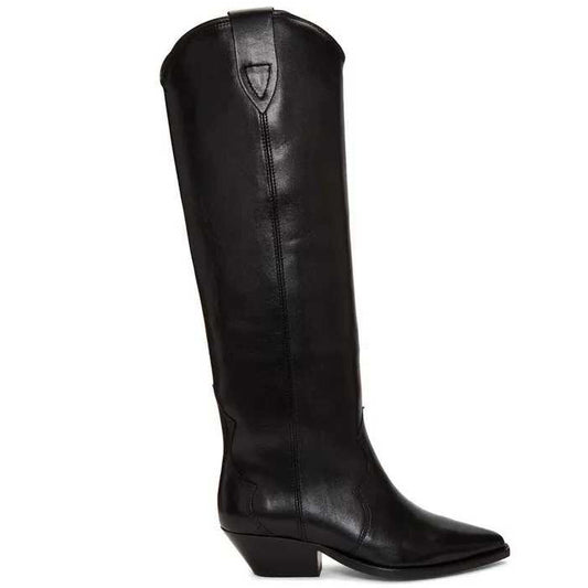 Bottes Cowboy Noires Femme
