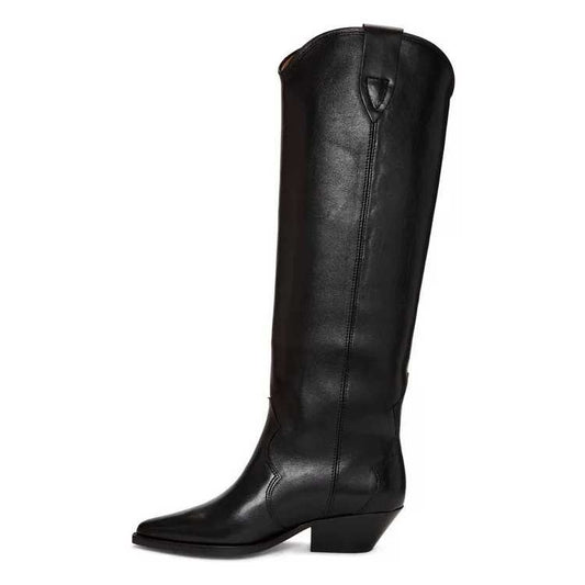 Bottes Cowboy Noires Femme