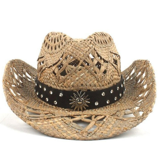 Chapeau De Paille Western Femme