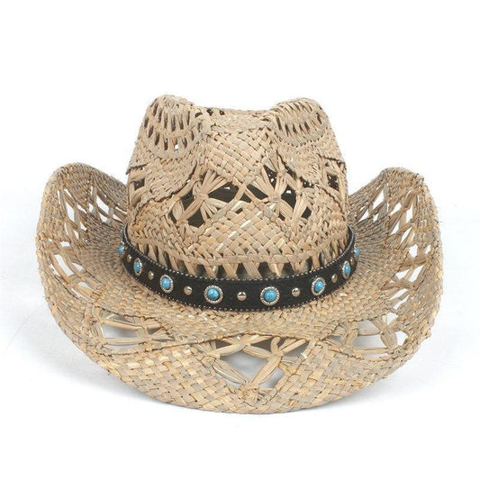 Chapeau Cowboy Paille Femme