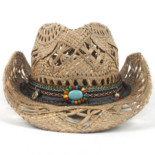 Chapeau Country Femme en Paille