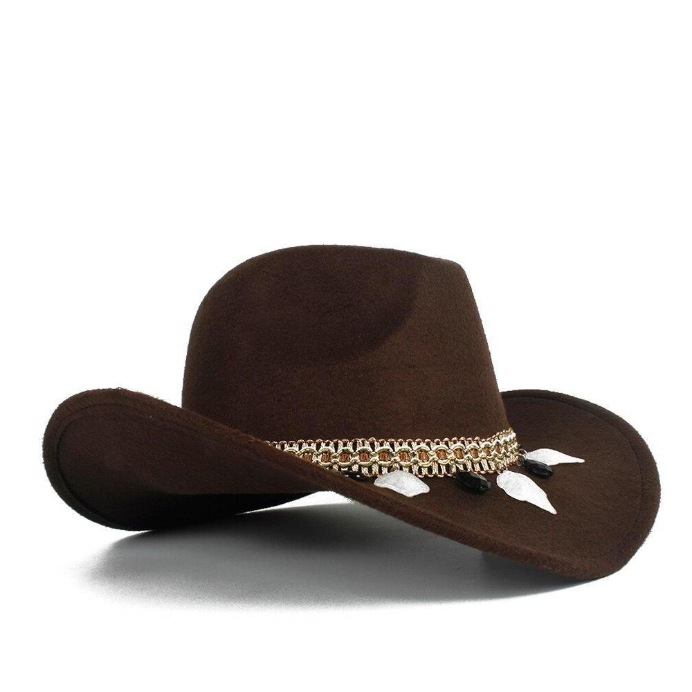 Chapeau De Cowboy Rond Noir
