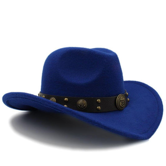 Chapeau Cowboy Bleu