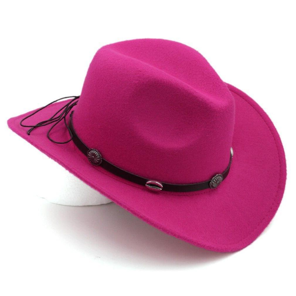 Chapeau Western Femme Rose