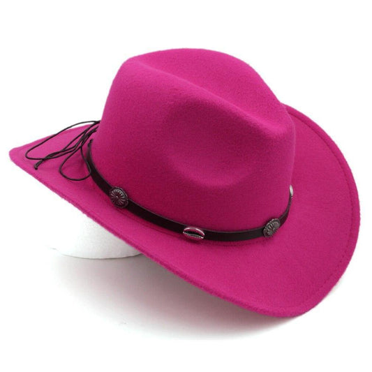 Chapeau Western Femme Rose