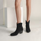 Boots Western Femme Daim