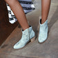 Bottines Western À Motifs Femme