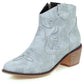 Bottines Western À Motifs Femme