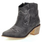 Bottines Western À Motifs Femme