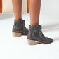 Bottines Western À Motifs Femme