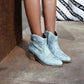 Bottines Western À Motifs Femme