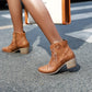 Bottines Western À Motifs Femme