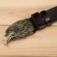 Ceinture Cowboy Cuir Aigle Imposant