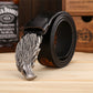 Ceinture Cowboy Cuir Aigle Imposant