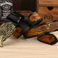 Ceinture Cowboy Cuir Aigle Imposant