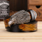 Ceinture Cowboy Cuir Aigle Imposant
