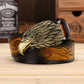 Ceinture Cowboy Cuir Aigle Imposant