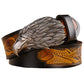 Ceinture Cowboy Cuir Aigle Imposant