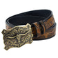 Ceinture Cowboy Cuir Taureau Étoilé
