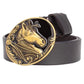 Ceinture Cowboy Cuir Tête de Cheval