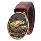Ceinture Cowboy Cuir Tête de Cheval