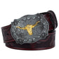Ceinture Cowboy Taureau Doré