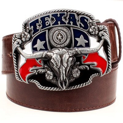 Cowboy Ceinture Texane WG-117 Ceintures Western Country En Cuir