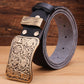 Ceinture Western Cuir Femme Fleurs