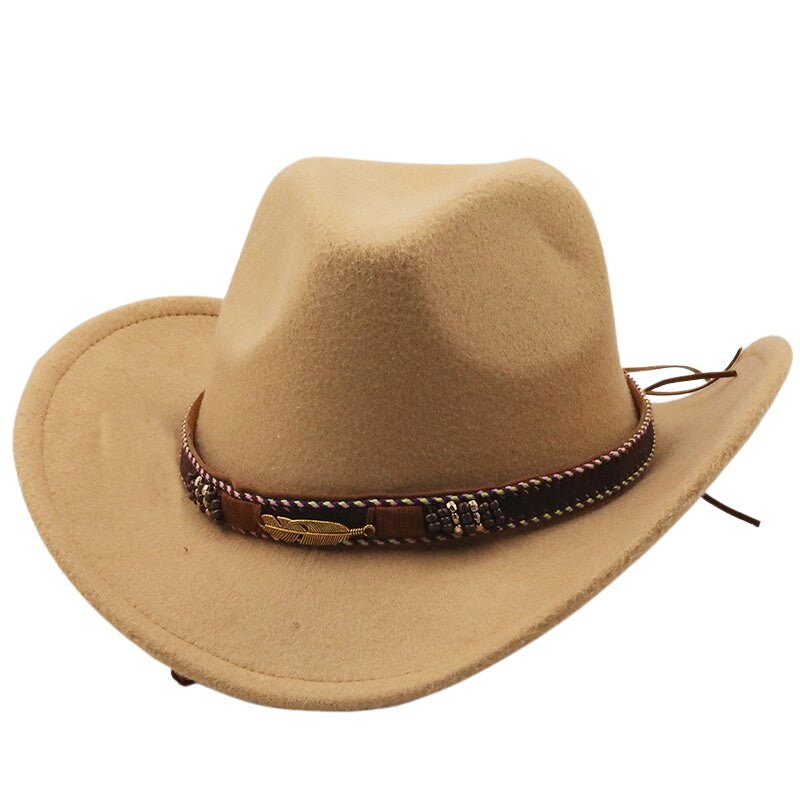 Chapeau Country Feuille Femme