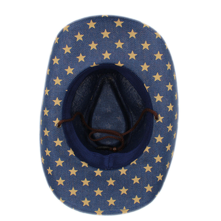 Casquette,Chapeaux De Cowboy en paille avec drapeau américain pour Casquette,Chapeaux De Cowboy en paille avec drapeau américain pour