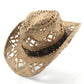 Chapeau Cowboy Paille Tressée