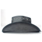 Chapeau De Cowboy En Cuir Noir Shérif