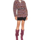 Bottes Western Violette
