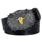 Ceinture Cowboy Taureau Doré