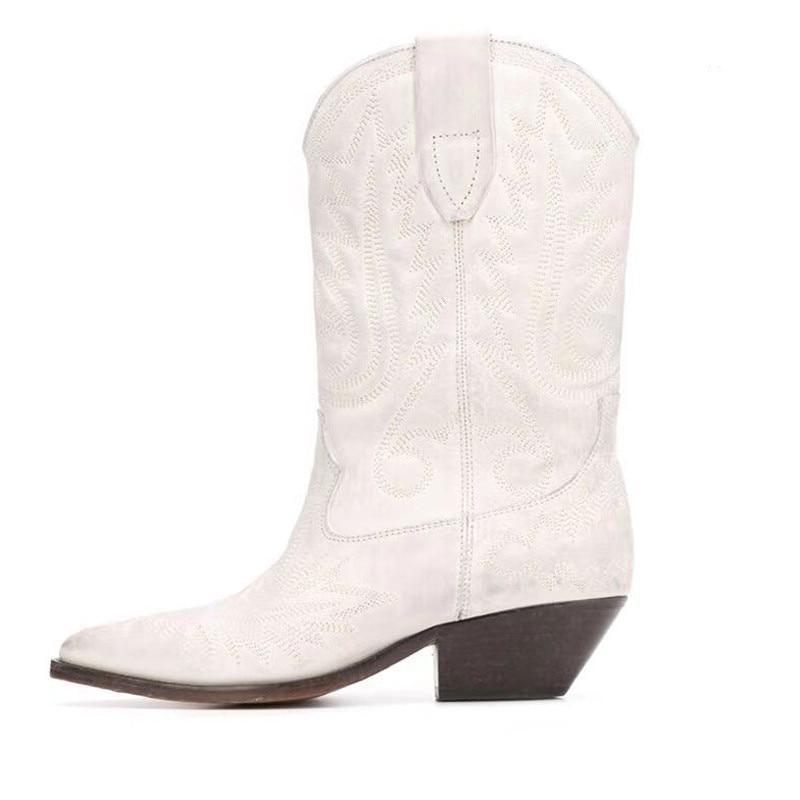 Boots Cowboy Blanche