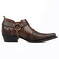 Botte Western Cuir Marron
