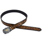 Ceinture Cowboy Taureau Doré