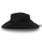 Chapeau Cowboy Femme Paille Noir