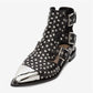 Bottine Cloutée Boucle Western