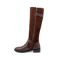Botte Cuir Équitation Western Sangle