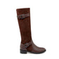 Botte Cuir Équitation Western Sangle
