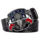 Ceinture Cowboy Taureau Doré