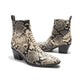 Bottes Cowboy Femme Python