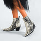 Bottes Cowboy Femme Python