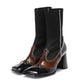 Bottes Cuir Western Tendance Femme