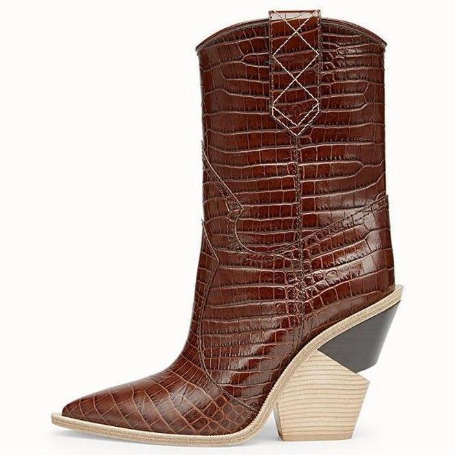 Bottes Style Western Pas Cher