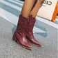Bottes Western Bordeaux