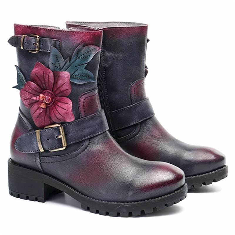 Bottes Western Fleuries