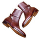 Bottes Western Homme Bout Rond