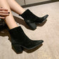 Bottine Cowboy Femme Noir